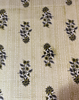 Beige Floral Cotton Bedsheet Set with 2 Pillow Covers | Elegant Printed Double Bed Bedsheet - FaagHomes