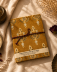 Handmade Cotton Fabric Cover Diary – Eco-Friendly Handmade Paper Notebook Journal for Writing & Gifting - FaagHomes