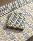 Pair of Hand Block Print Elephant Motif AC Dohar for Single Bed | Lightweight Reversible Summer Blanket - FaagHomes
