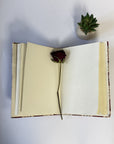 Handmade Cotton Fabric Cover Diary with Traditional Block Print | Eco-Friendly Handmade Paper Journal | Sustainable Notebook - FaagHomes