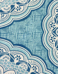 Elegant Blue Mandala Single Bedsheet with Pillow Cover | 60 x 90 Inches | Floral Printed Bedsheet for Single Bed