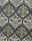 Jaipur Neel Buta Heritage King Bed Sheet And Two Pillow Covers 108X108 King Size - FaagHomes