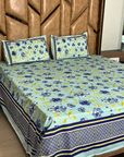 Neel Pushpa Garden King Xl Bed Sheet And Two Pillow Covers 108X108 - FaagHomes