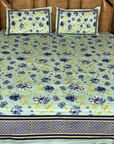 Neel Pushpa Garden King Xl Bed Sheet And Two Pillow Covers 108X108 - FaagHomes