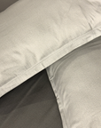 Silver Grey Premium Bedsheet with 2 Pillow Covers – Soft Solid Color Modern Bedding Set for Elegant Bedrooms - FaagHomes