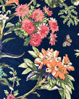 Udaipur Midnight Garden King Xl Bed Sheet And Two Pillow Covers 108X108 - FaagHomes