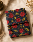 Handmade Cotton Fabric Cover Diary with Floral Print | Eco-Friendly Handmade Paper Notebook | Sustainable Journal - FaagHomes