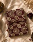 Handmade Cotton Fabric Cover Diary with Traditional Block Print | Eco-Friendly Handmade Paper Journal | Sustainable Notebook - FaagHomes