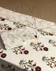 Elegant Floral Print Single Bed AC Dohar Blanket Pair – Soft Lightweight Reversible Summer Quilt Set - FaagHomes