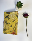 Floral Handmade Cotton Fabric Cover Diary – Eco-Friendly Handmade Paper Journal Notebook for Writing & Gifting - FaagHomes