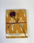 Handmade Cotton Fabric Cover Diary – Eco-Friendly Handmade Paper Notebook Journal for Writing & Gifting - FaagHomes