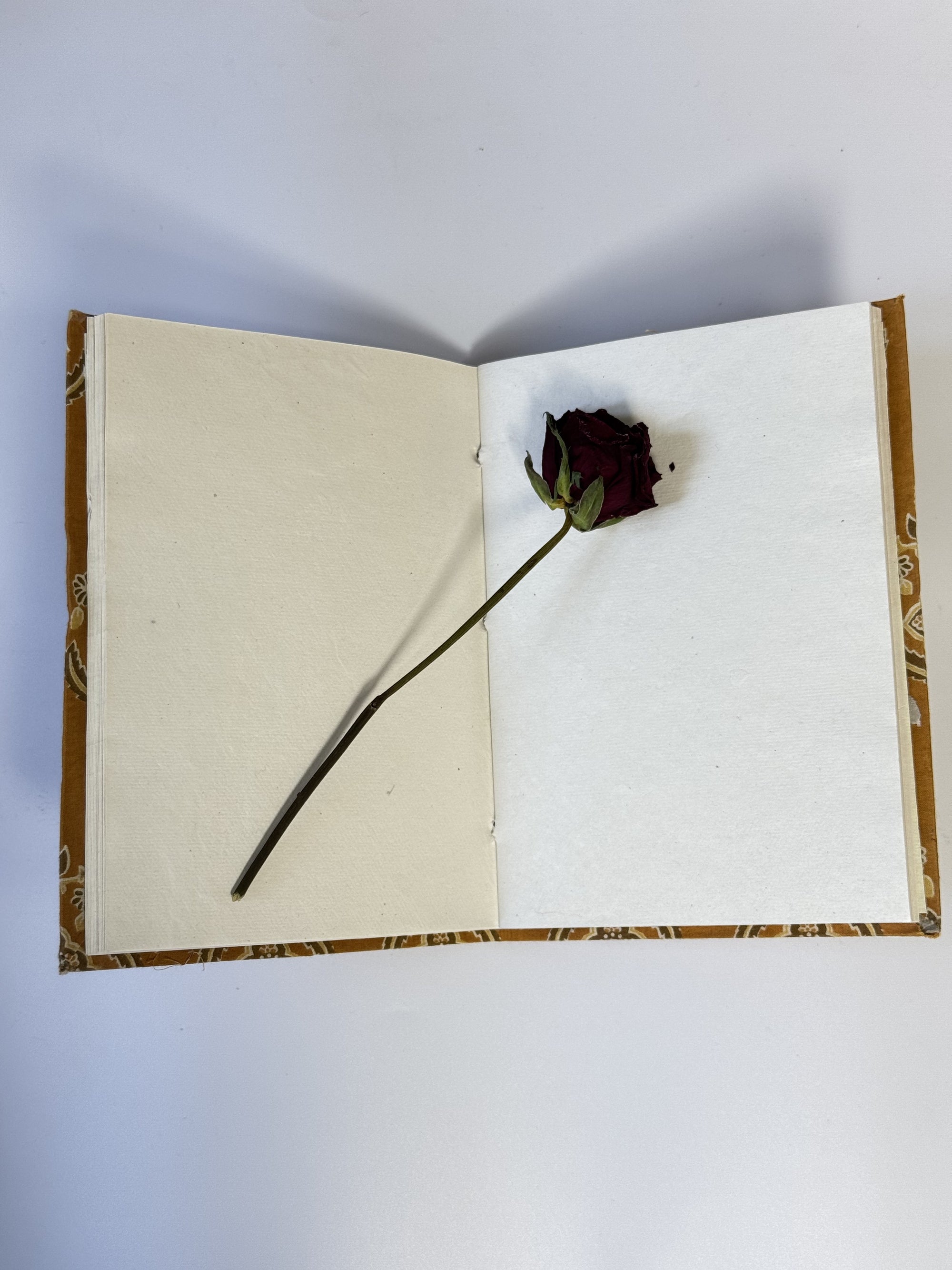 Handmade Cotton Fabric Cover Diary – Eco-Friendly Handmade Paper Notebook Journal for Writing & Gifting - FaagHomes
