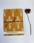 Handmade Cotton Fabric Cover Diary – Eco-Friendly Handmade Paper Notebook Journal for Writing & Gifting - FaagHomes