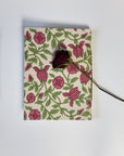 Handmade Floral Cotton Fabric Cover Diary – Aesthetic Cloth Bound Journal | Eco-Friendly Notebook for Writing & Gifting - FaagHomes