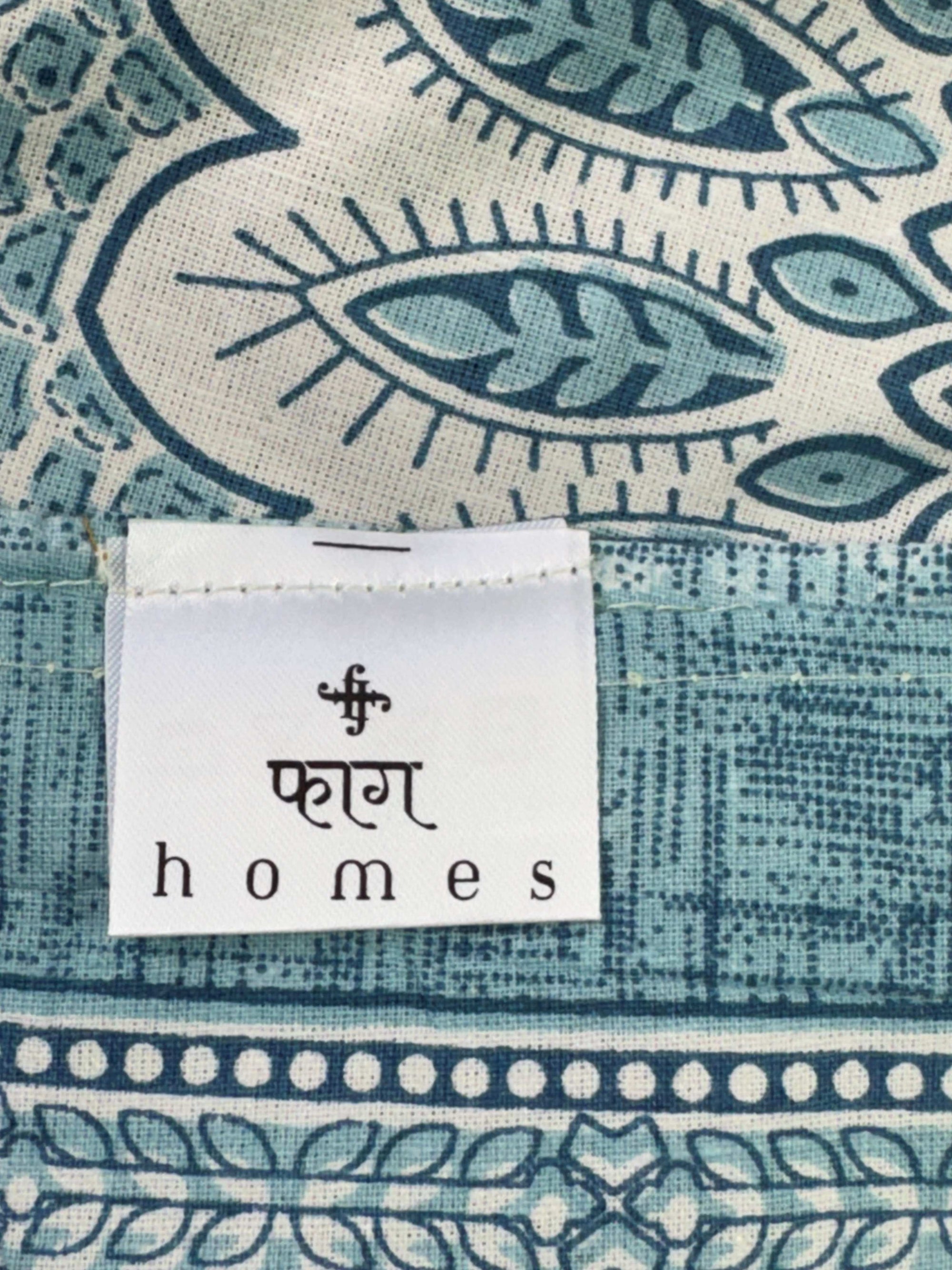 Elegant Blue Mandala Single Bedsheet with Pillow Cover | 60 x 90 Inches | Floral Printed Bedsheet for Single Bed
