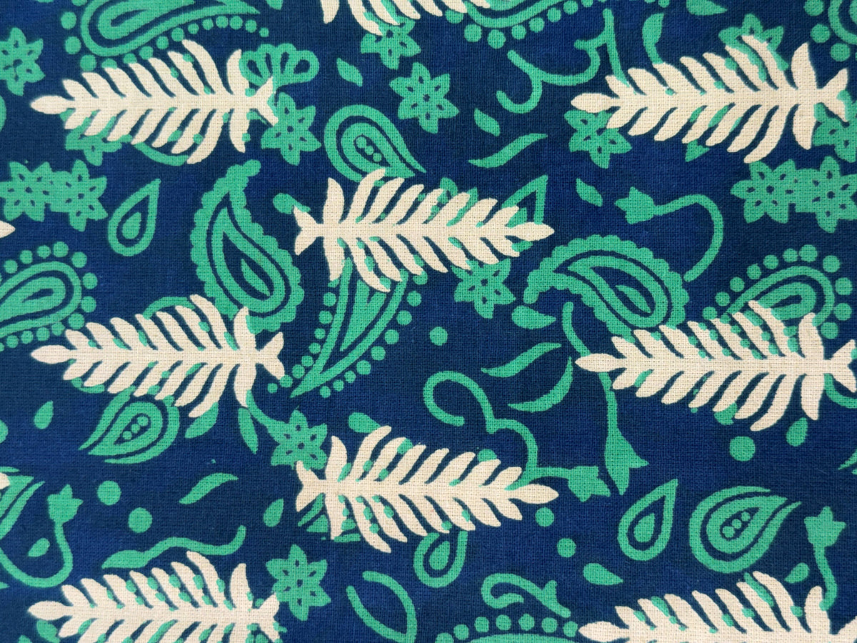 Green Traditional Paisley Single Bedsheet with Pillow Cover | 60 × 90 Inches | Elegant Printed Cotton Bedsheet