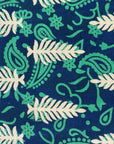 Green Traditional Paisley Single Bedsheet with Pillow Cover | 60 × 90 Inches | Elegant Printed Cotton Bedsheet