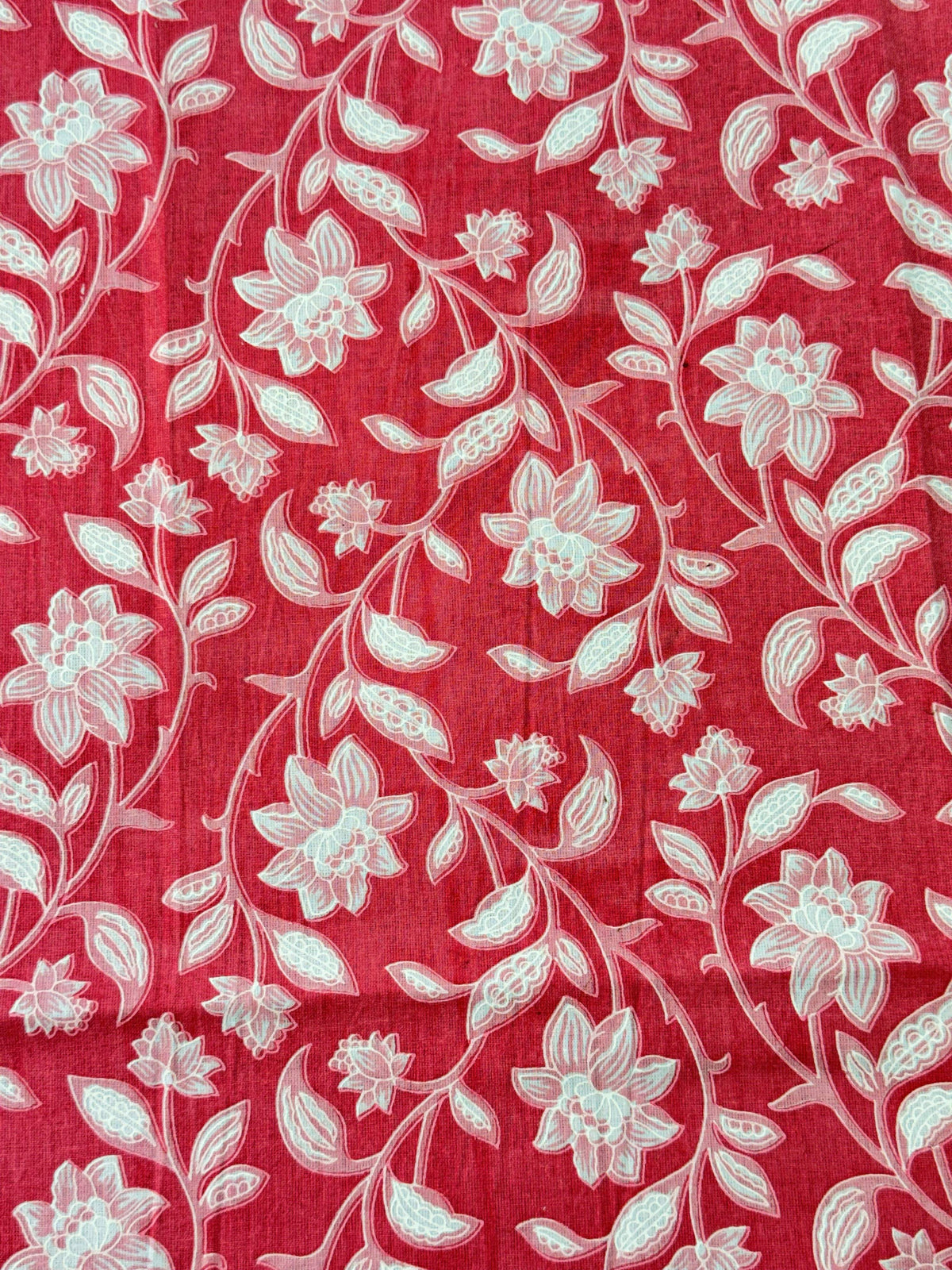 Elegant Pink Floral Printed Single Bedsheet with Pillow Cover | 60 × 90 Inches | Soft Floral Pattern Bedsheet