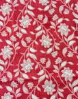 Elegant Pink Floral Printed Single Bedsheet with Pillow Cover | 60 × 90 Inches | Soft Floral Pattern Bedsheet