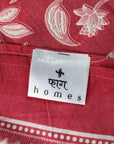 Elegant Pink Floral Printed Single Bedsheet with Pillow Cover | 60 × 90 Inches | Soft Floral Pattern Bedsheet