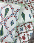 Floral Garden Printed Single Bedsheet with Pillow Cover – 60 x 90 Inch