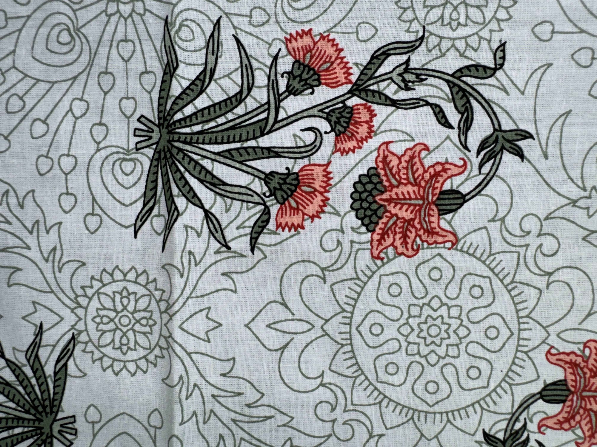 Elegant White Floral Printed Single Bedsheet with Pillow Cover – 60 x 90 Inch