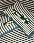 Jaipur Vintage Drive custom biggest King Xxl Bedsheet And Two Pillow Covers 120X120 - FaagHomes