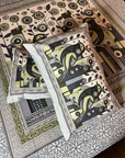 Maharaja Royal Peacock Art Pure Cotton King Size Bedsheet And Two Pillow Covers 90 X 100 Inches - FaagHomes