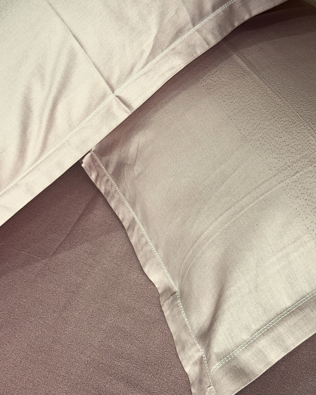 Premium Blush Pink Bedsheet Set with 2 Pillow Covers | Soft Solid Color Bedding Set for Bedroom - FaagHomes