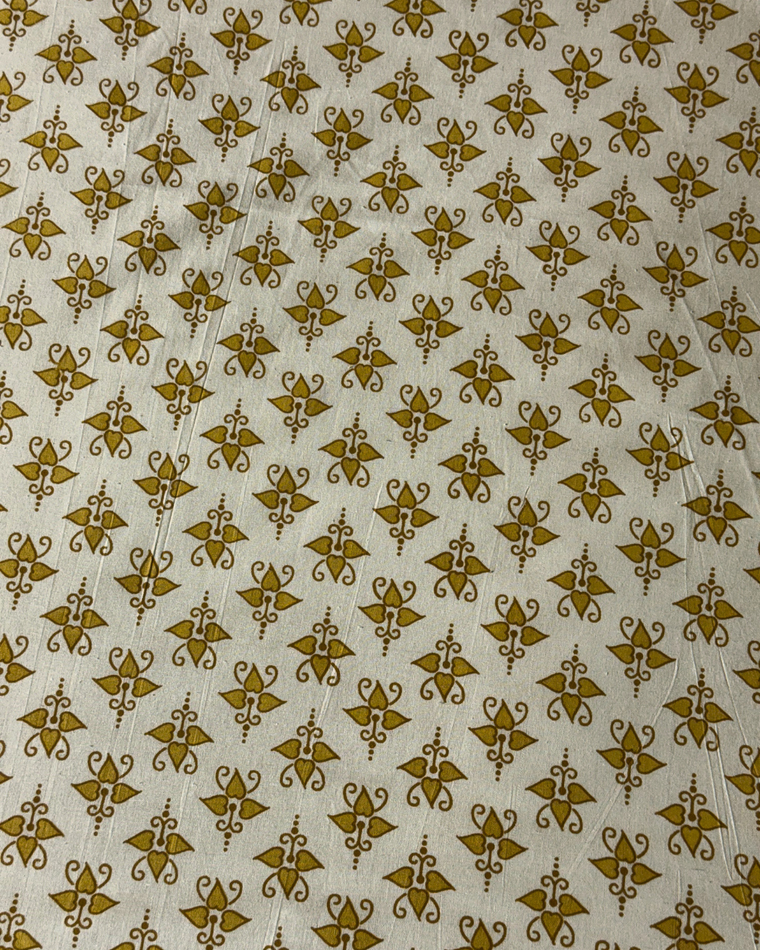 Premium Printed Cotton Bedsheet with 2 Pillow Covers | Elegant Beige &amp; Gold Pattern Double Bed Bedding Set - FaagHomes